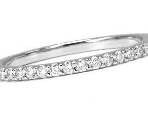 Platinum Shared-Prong Eternity Band, 47 Round Brilliant Diamonds, 0.36ct. tw.