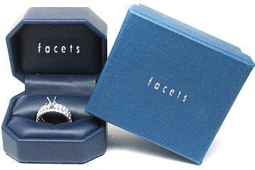 THE FACETS TRIO Diamond Ring Mounting Set, Platinum 80 Round Brilliant Diamonds, 2.87ct. tw.