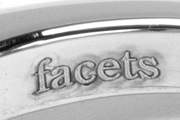 FACETS Engagement Ring Setting Platinum 2 Baguette Cut Diamond 0.42ct Mounting