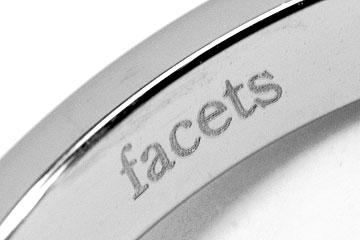 FACETS Engagement Ring Setting Platinum 8 Baguette Cut Diamonds, 0.35ct. tw.  Diamond Mounting