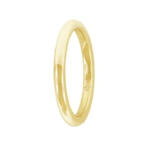 2mm Rounded Yellow/White Gold