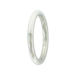 2mm Rounded Platinum