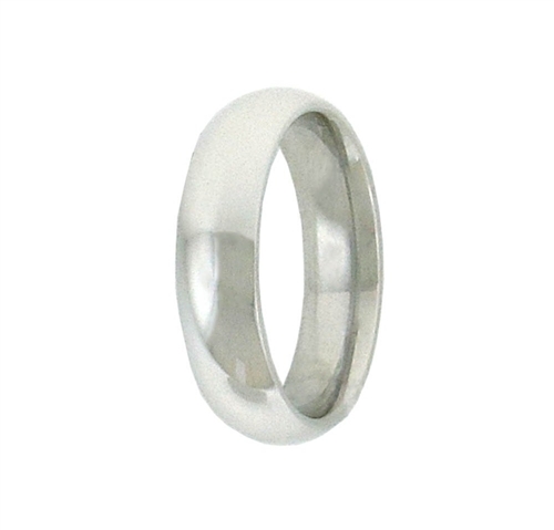5mm Rounded Platinum